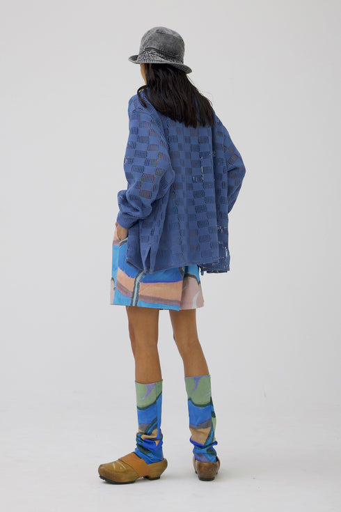 SPIRIT AMEBA PANTS -BLUE-